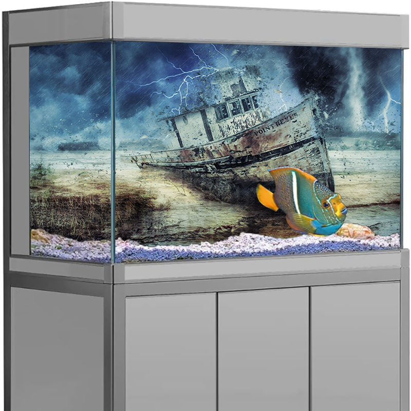 Aquarium Fish Wallpaper - Pegatina de fondo de acuario, póster