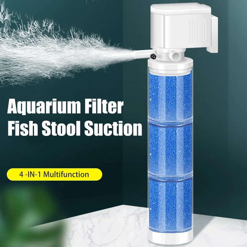 Aquarium Fish Waste Collector - Filtro interno ultrasilencioso para acuario, purificación