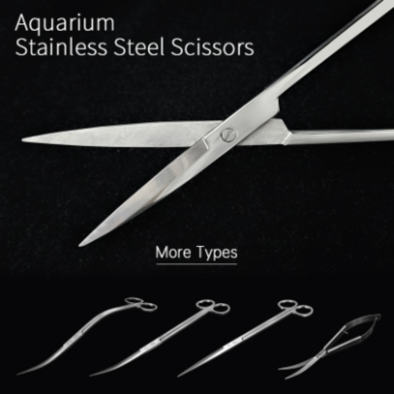Aquarium Fish Store - Tijeras para Plantas Acuáticas de Acero