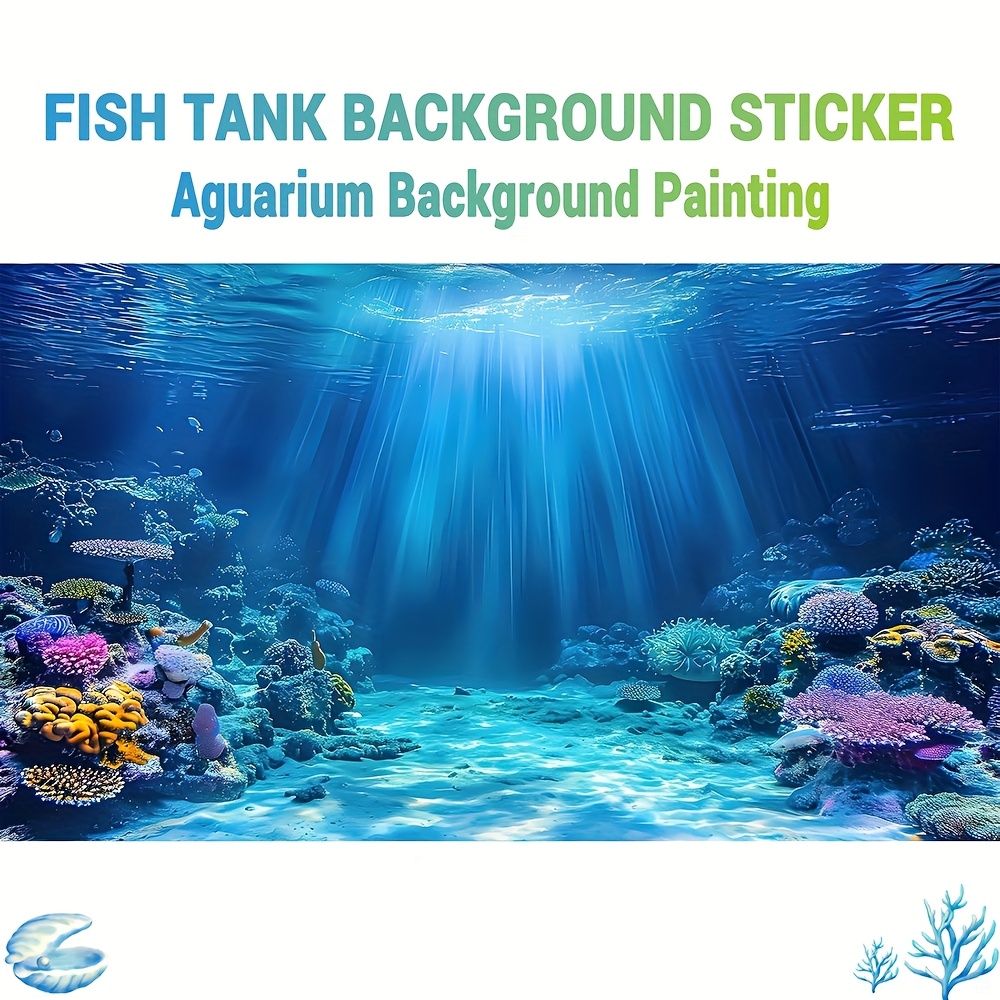 Aquarium Fish Wallpaper - Papel Tapiz para Acuarios, Adhesivo para
