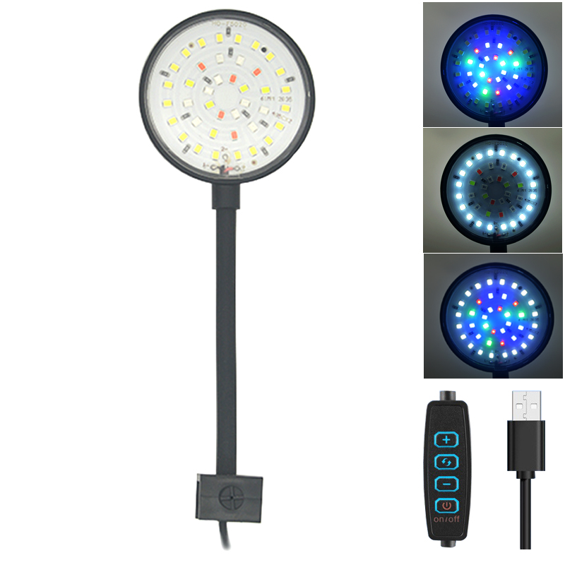 Lámpara LED USB para acuario,  - Aquarium Fish Store reseña y precio