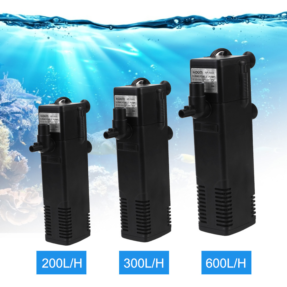 Bomba de filtro de agua sumerg - Aquarium Fish Waste Collector reseña y precio