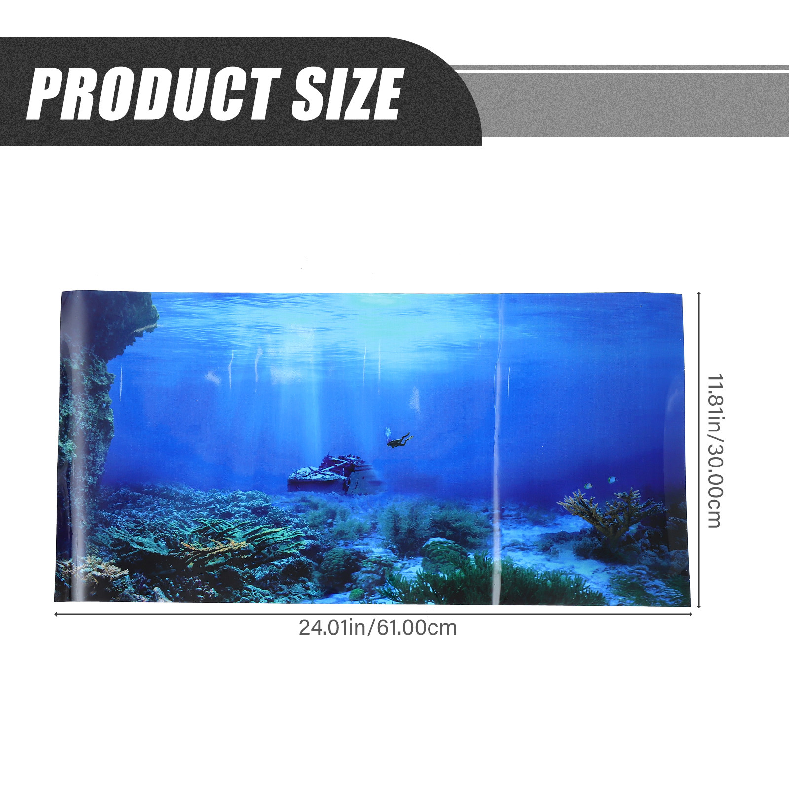 Pegatina de Fondo para Acuario - Aquarium Fish Wallpaper reseña y precio