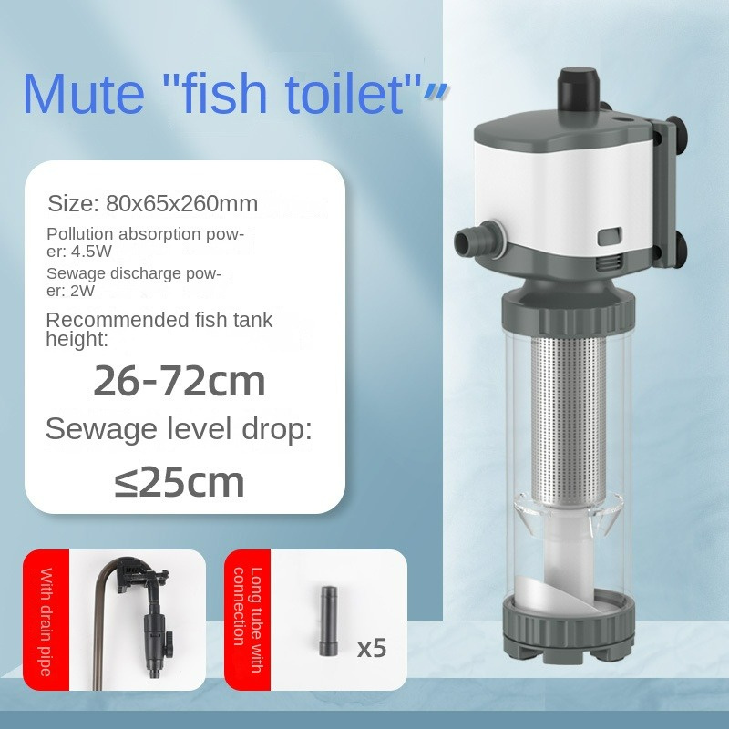 Bomba de Filtro para Acuario 3 - Aquarium Fish Waste Collector reseña y precio