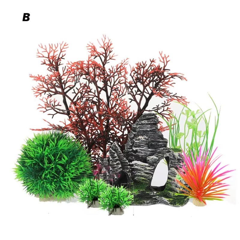 10 piezas de decoración de acu - Aquarium Fish Sale reseña y precio