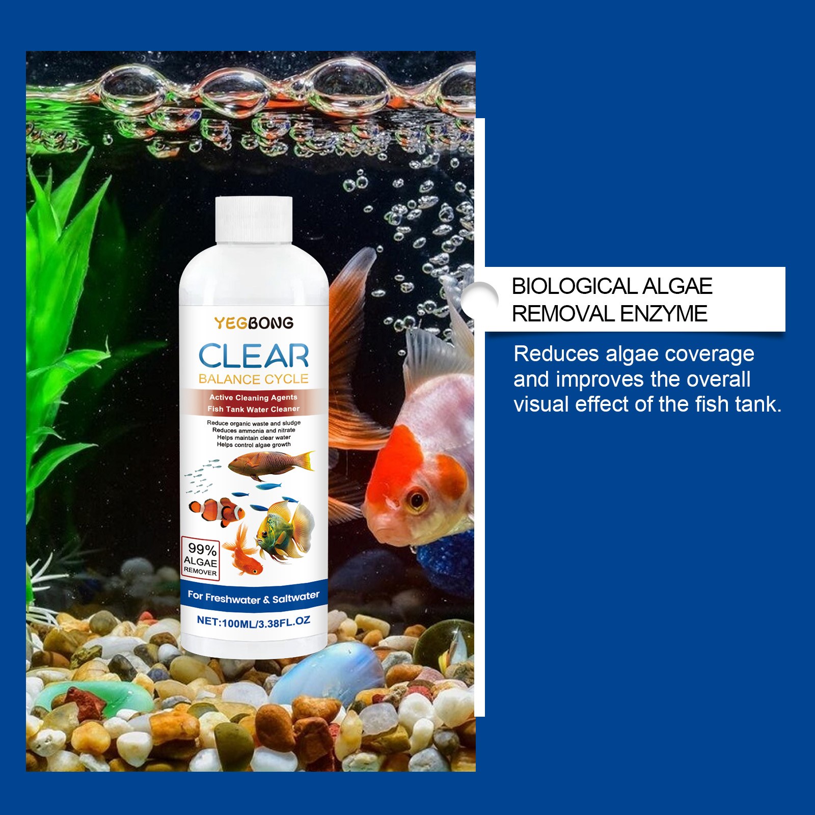 Clarificador de agua para acua - Aquarium Fish Waste Collector reseña y precio