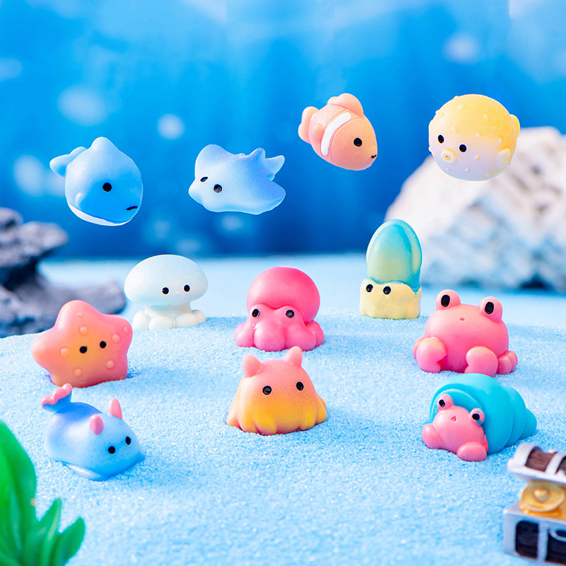 Qctopus-estatuilla de medusas  - Aquarium Fish Dolphin reseña y precio