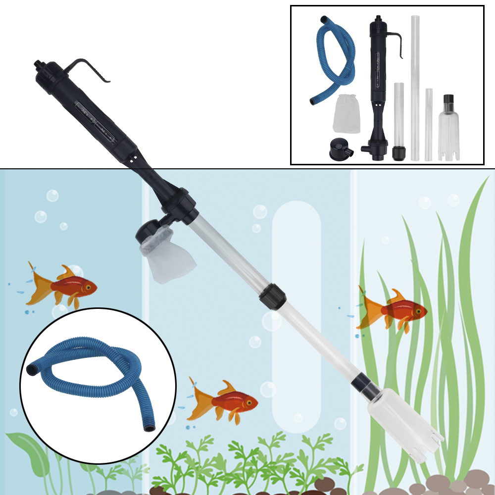 Bomba eléctrica de cambio de a - Aquarium Fish Waste Collector reseña y precio