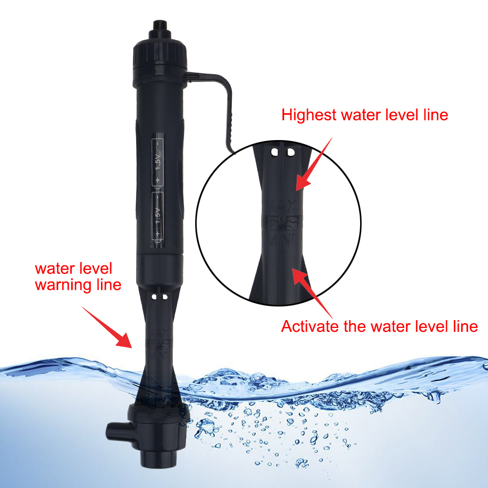 Bomba eléctrica de cambio de a - Aquarium Fish Waste Collector reseña y precio