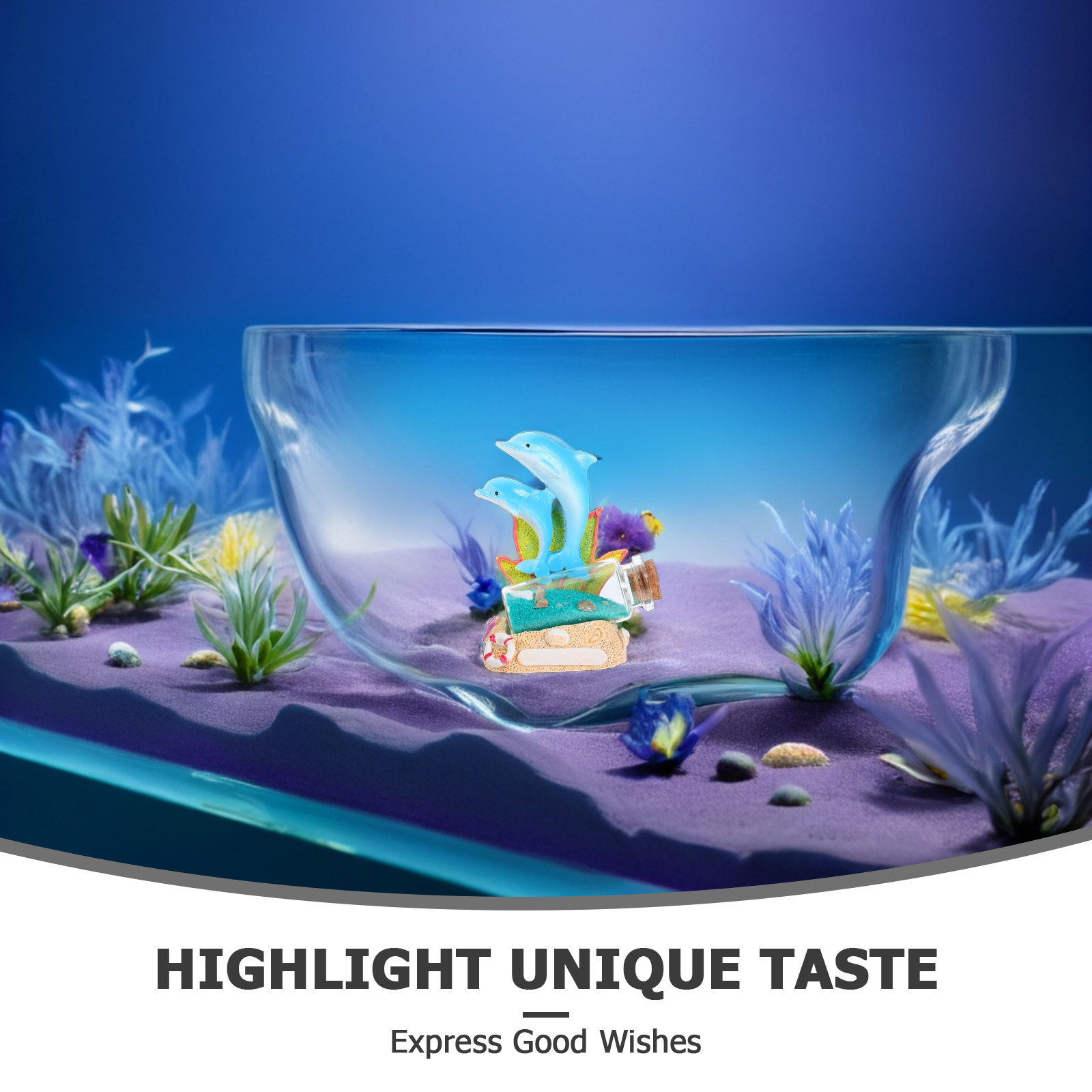 Escultura de Delfín, Botella D - Aquarium Fish Dolphin reseña y precio
