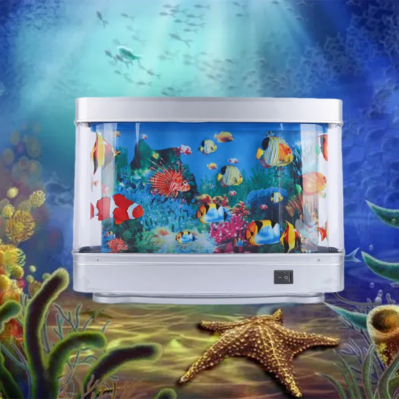 Lámpara Led dinámica Virtual p - Aquarium Fish Dolphin reseña y precio