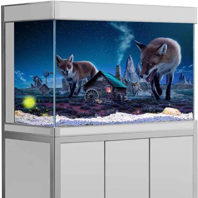 Pegatina de Fondo para Acuario - Aquarium Fish Wallpaper reseña y precio