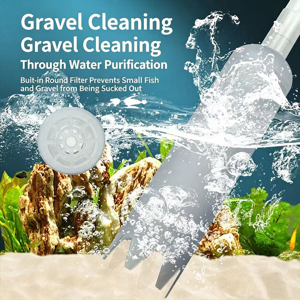 Limpiador de Grava para Acuari - Aquarium Fish Waste Collector reseña y precio