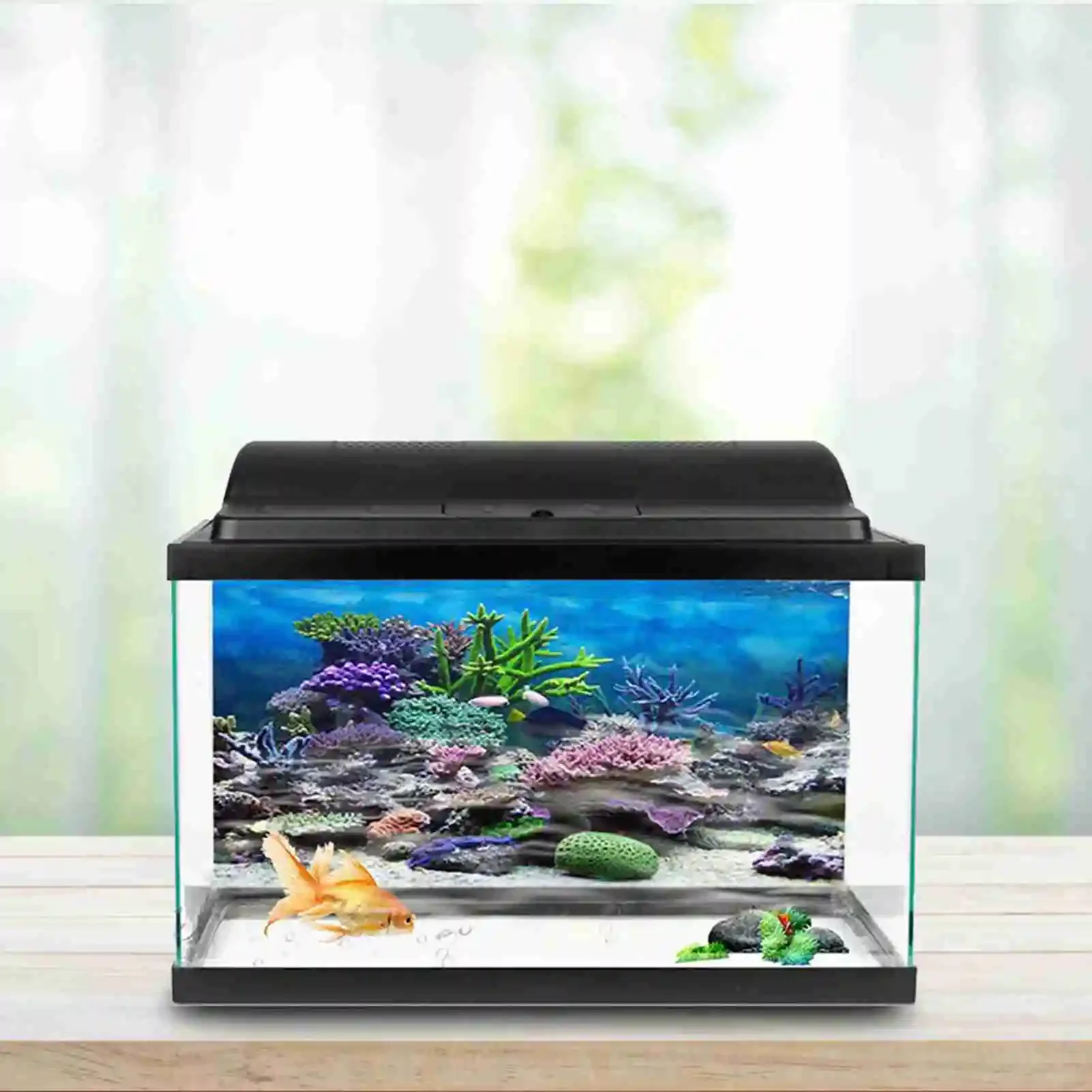 Póster de paisaje de acuario 3 - Aquarium Fish Wallpaper reseña y precio