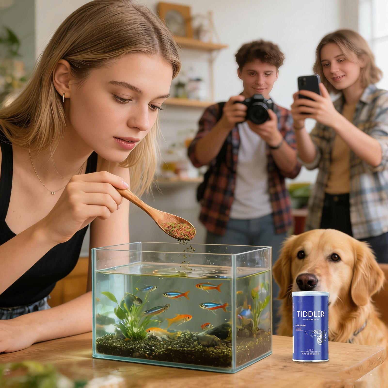 Alimento para Peces de Acuario - Aquarium Fish Store reseña y precio