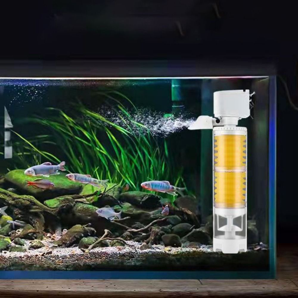 Filtro silencioso para pecera, - Aquarium Fish Waste Collector reseña y precio