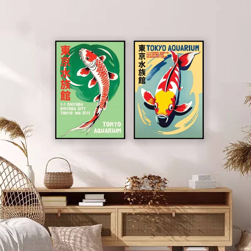 Póster de papel con diseño de  - Aquarium Fish Wallpaper reseña y precio