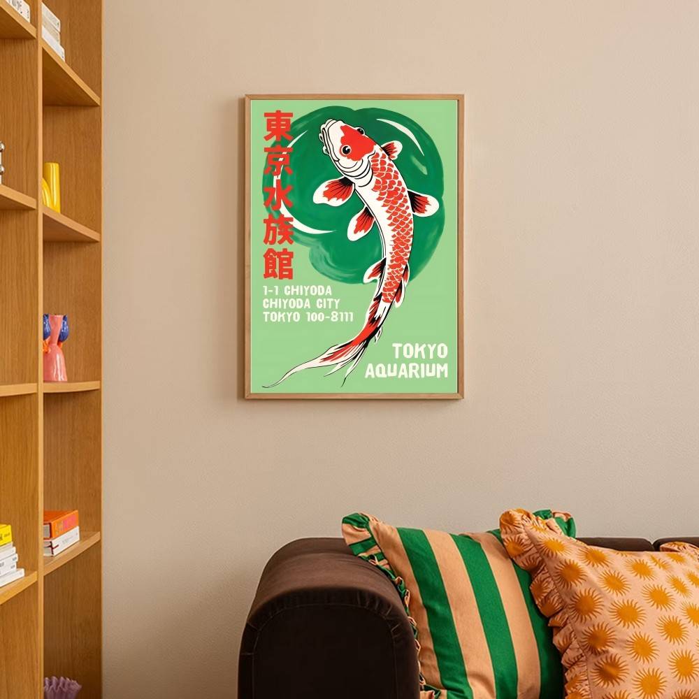 Póster de papel con diseño de  - Aquarium Fish Wallpaper reseña y precio