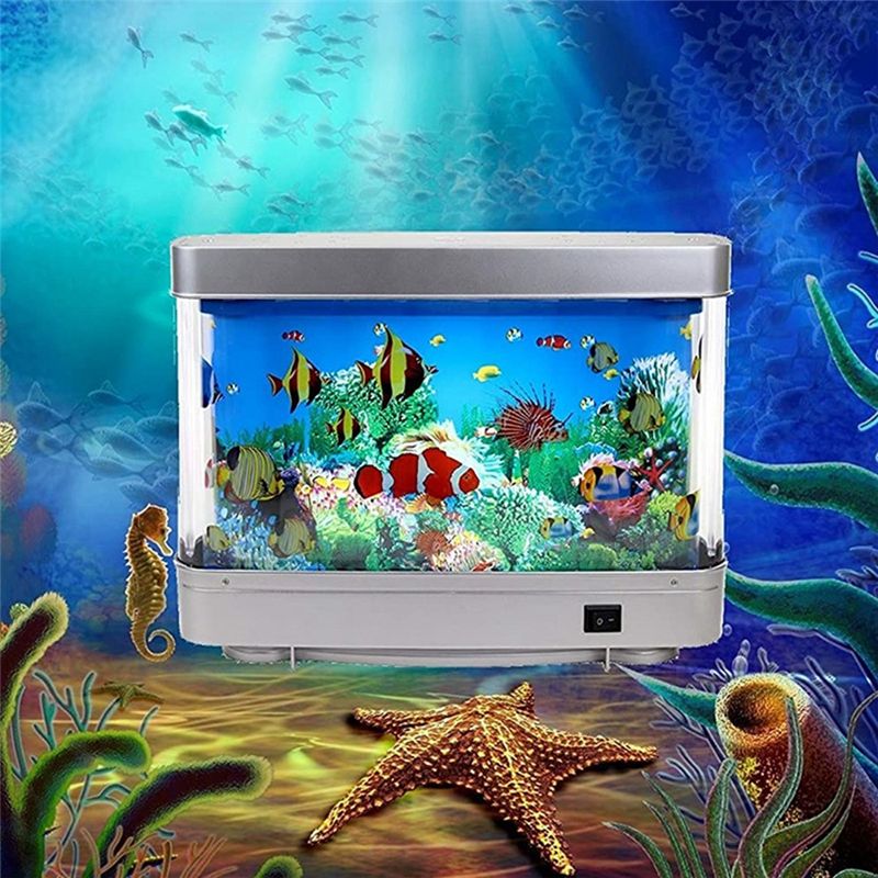 【Envío Rápido】 Lámpara LED par - Aquarium Fish Dolphin reseña y precio