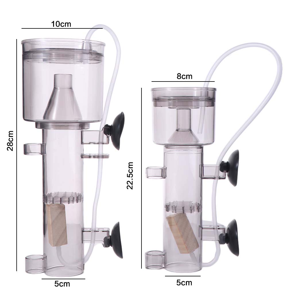 Separador de Proteínas Neumáti - Aquarium Fish Waste Collector reseña y precio