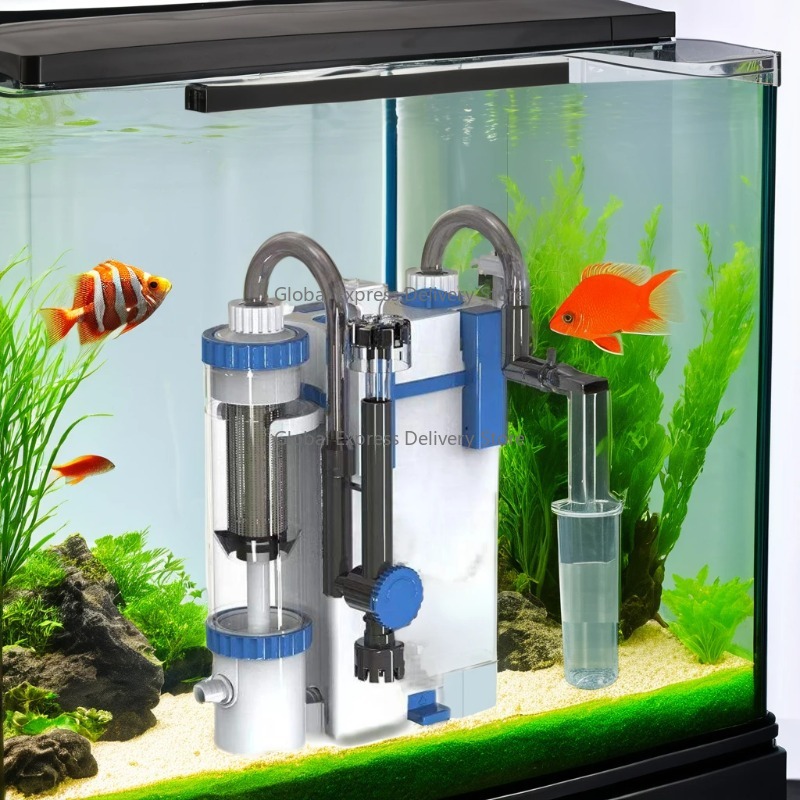 Filtro de acuario externo 3 en - Aquarium Fish Waste Collector reseña y precio