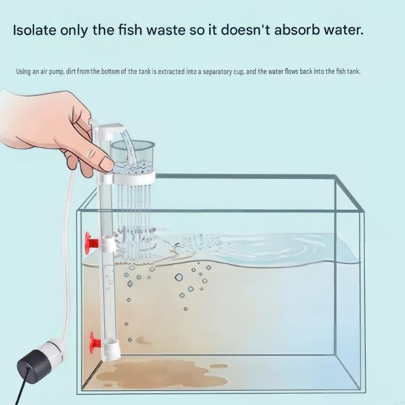 Colector residuos acuarios Air - Aquarium Fish Waste Collector reseña y precio